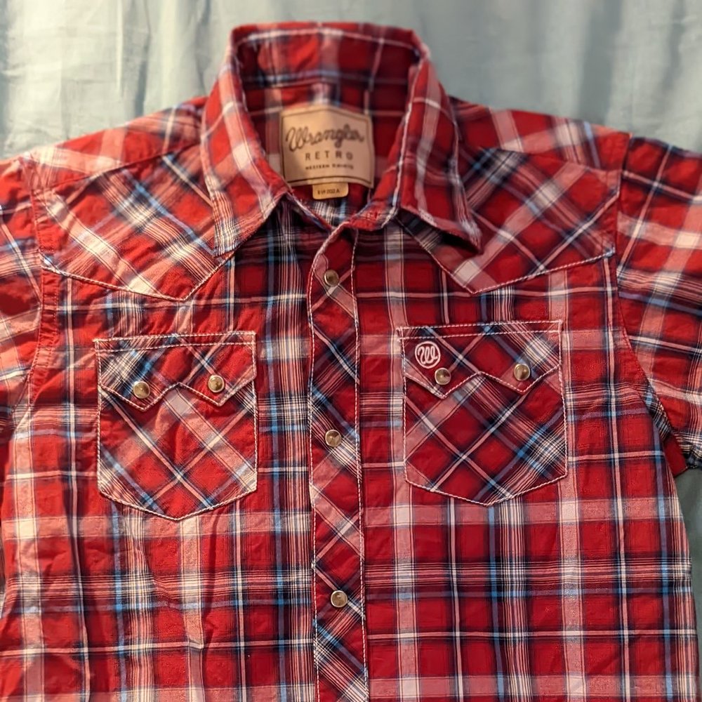 Boys Wrangler Retro shirt, Medium